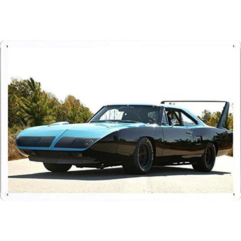 Auto Metal Tin Signs Plaque Sports Car Wall Decoration Vintage Art Posters Iron Painting for Man Cave Home Cafe Garage Club Bar