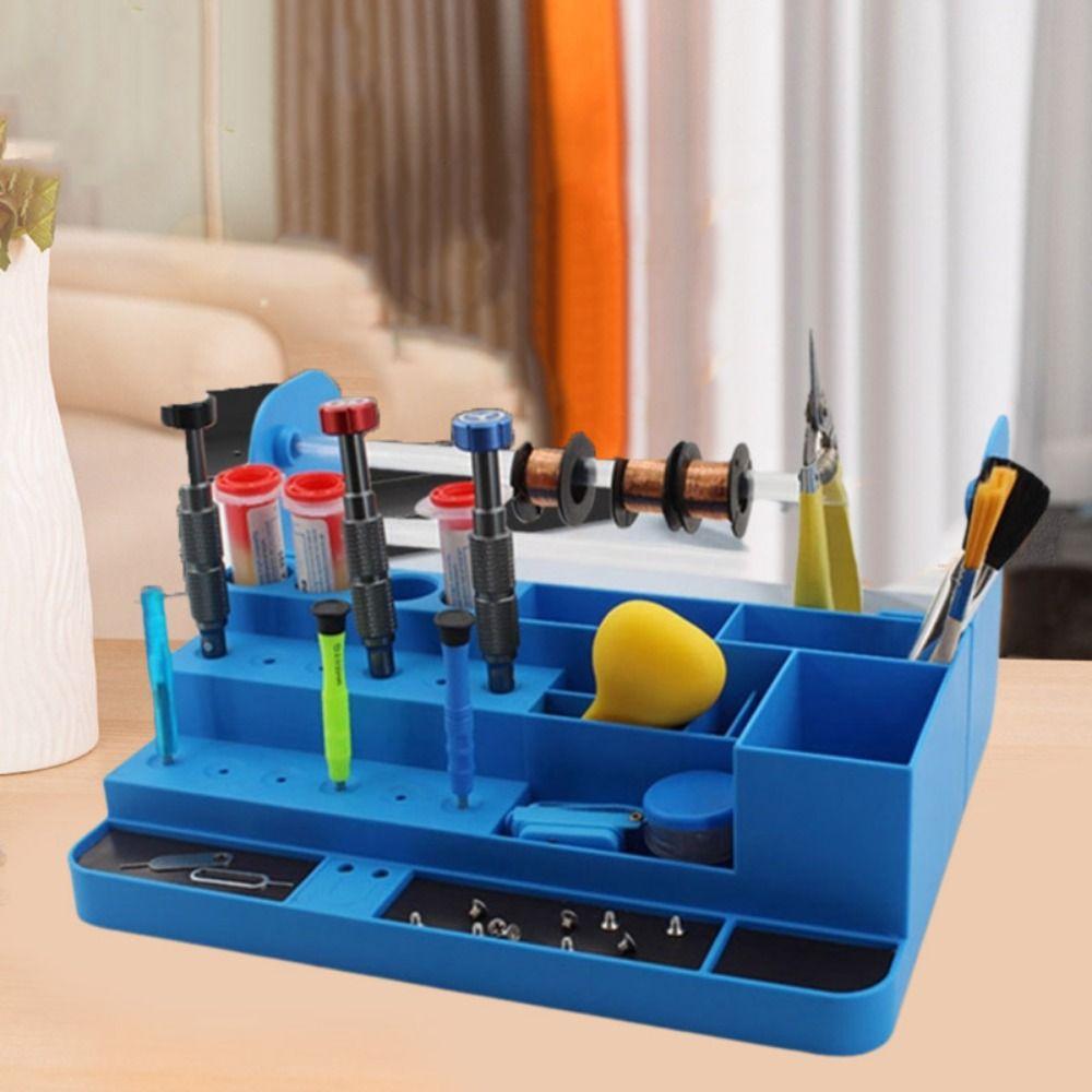 Plastic Screwdriver Holder Large Capacity Phone Repair Tool Holder  for Home