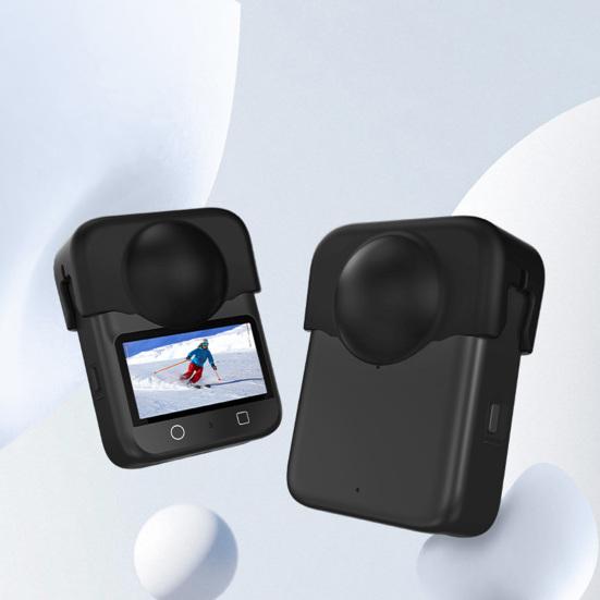 Action Camera Lens Protective Cover for DJI OSMO 360 Shockproof Panoramic Sports Camera Silicone Lens Protector Case Shield Camera Accessories