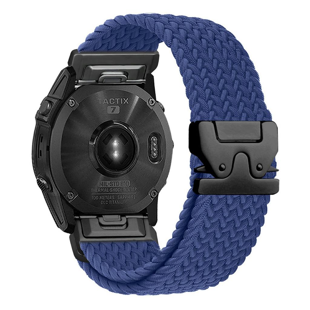 22 мм нейлоновий ремінець для Garmin Fenix 7 / 7 Pro / 6 / 6 Pro / 5 Plus з парашутною пряжкою, ремінець для годинника зі швидким зняттям