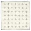 Nishio Imabari Towel Certified Hand Towel, Made In Japan, 100% Cotton, 20cm, Double-Sided Pile, Absorbent, Cross Pattern, Imabari Mini Towel