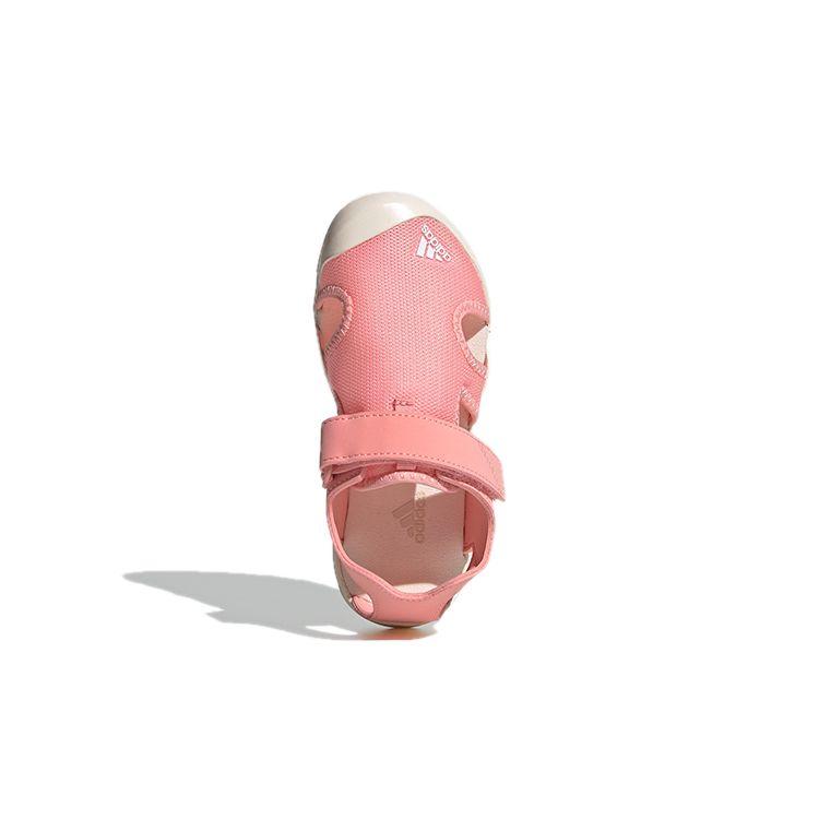 Adidas Terrex Captain Toey K Velcro Outdoor Flat Simple Sports Kids Sandals Kids Sandals Pink EF2244