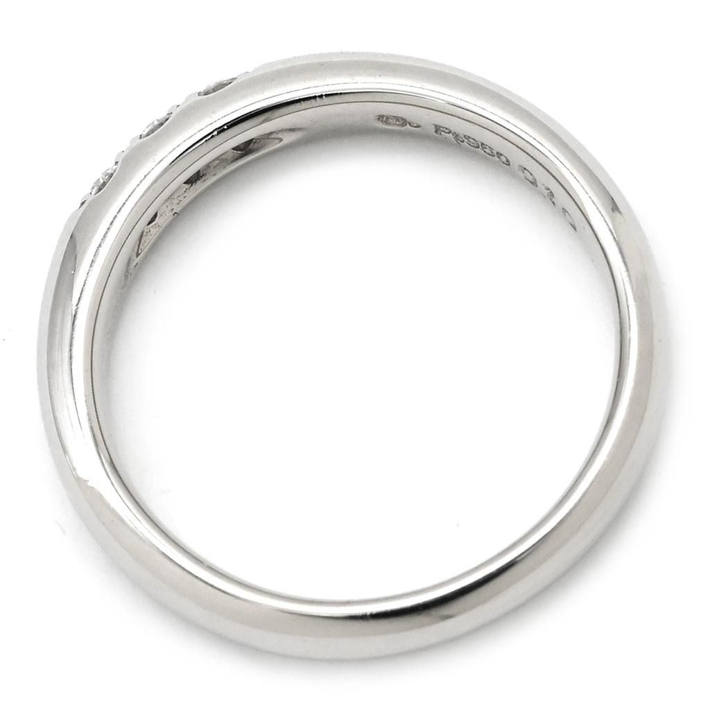 MIKIMOTO Diamond 0.10ct Band RingRing Ring Pt950/diamond #8(JP Size) Array