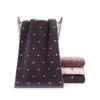 Face Towel Set, Heart Pattern, 100% Cotton, Fluffy, Soft, Gentle on Skin, Fast Absorption, Quick