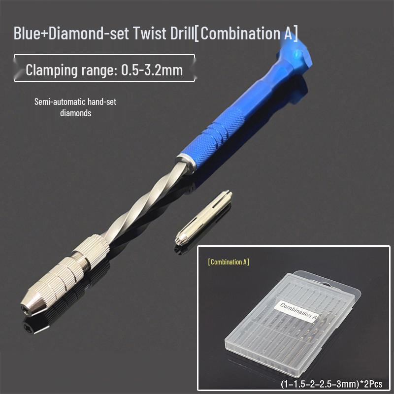 Mini Hand Crank Twist Drill for DIY and Model Drilling