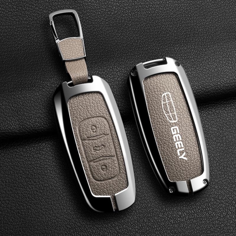 Compatible Key Cover for Geely: Xingrui, Emgrand GS, Boyue L, Xingyue L, Binyue Pro, Binrui, Icon, Vision X