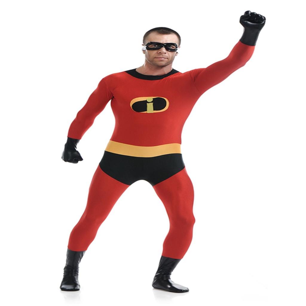 Costumes Incredibles Woman Man Boys Girls Halloween Party Cosplay With 2pcs Mask