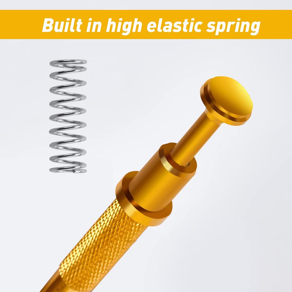 Tweezers Stainless Steel 4-Claw Pick up Tool Jeweler's Pick-Up Tool, 4 Prongs BGA Chip Pick for Small Parts Pickup