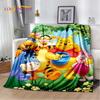 Süßer Winnie Puuh Bär Cartoon Weiche Flanelldecke für Bett Schlafzimmer Sofa Picknick, Überwurfdecke für Draußen Freizeit Geschenk Kinder Decke