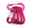 Multicolor No. 5 Aluminum Steel Gourd-Shaped Carabiner for Bottles and Backpacks