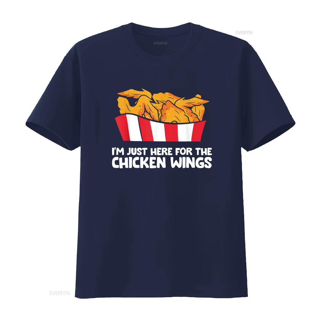 Chicken Wing Lover I m Just Here For The Wings T Shirt Black vintage Washed fashion Soft Slightly Stretched Breathable homme