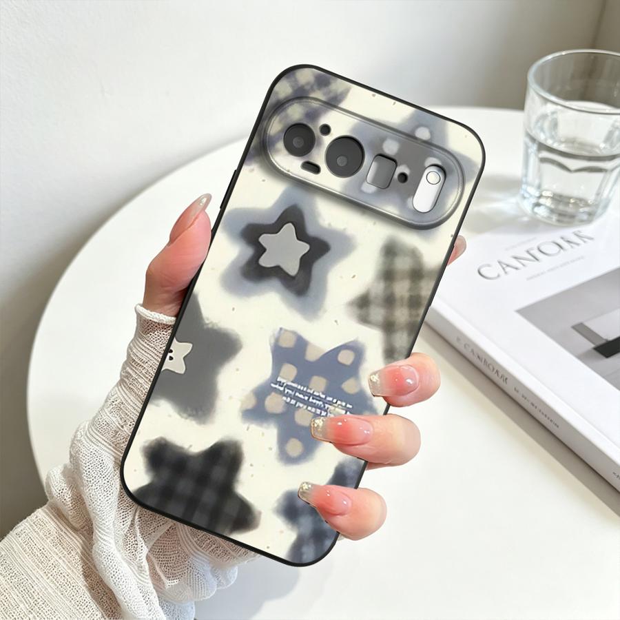 Case for Google Pixel 11 pro 11ProXL 8a 6 7 8 Pro 10 9 Pro XL 6a 9a 10a 7a Funda Phone Cover Studded Star Cute