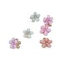 10pcs Crystal Flower Hair Clip Rhinestone Alloy Hair Clip Suitable For Sweet Summer Side Clip Hairstyle Accessories For Girls