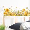 Sunflower Self-Adhesive Wall Corner Stickers for Home Decor DIY Bedroom Living Room Background Wall Decoration