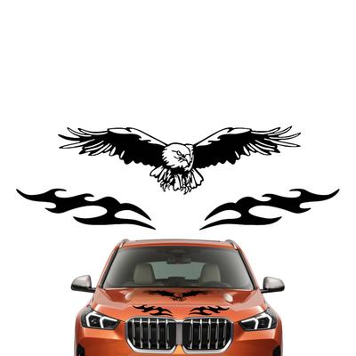 Car Sticker UV-Resistant Eagle Adhesive Fashion Decor Eagles Bumper Sticker For Vehicles Auto Truck Hood DIY Modelling