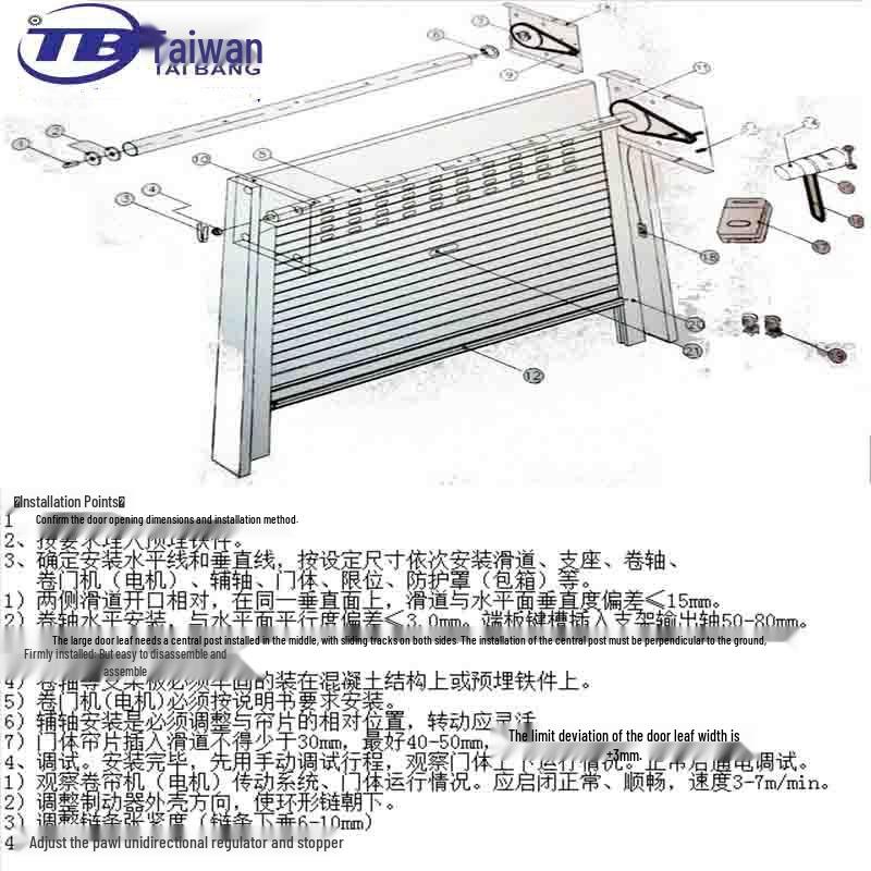 800kg Copper Core Remote Control Garage Door Motor with Lightning Protection