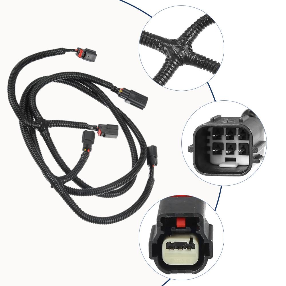 Rear Park Assist Wiring Harness for Dodge Ram 1500 2009-2020 2500 3500 2010 2011 201 2013 2014 2015 2016-2018 68031820AA