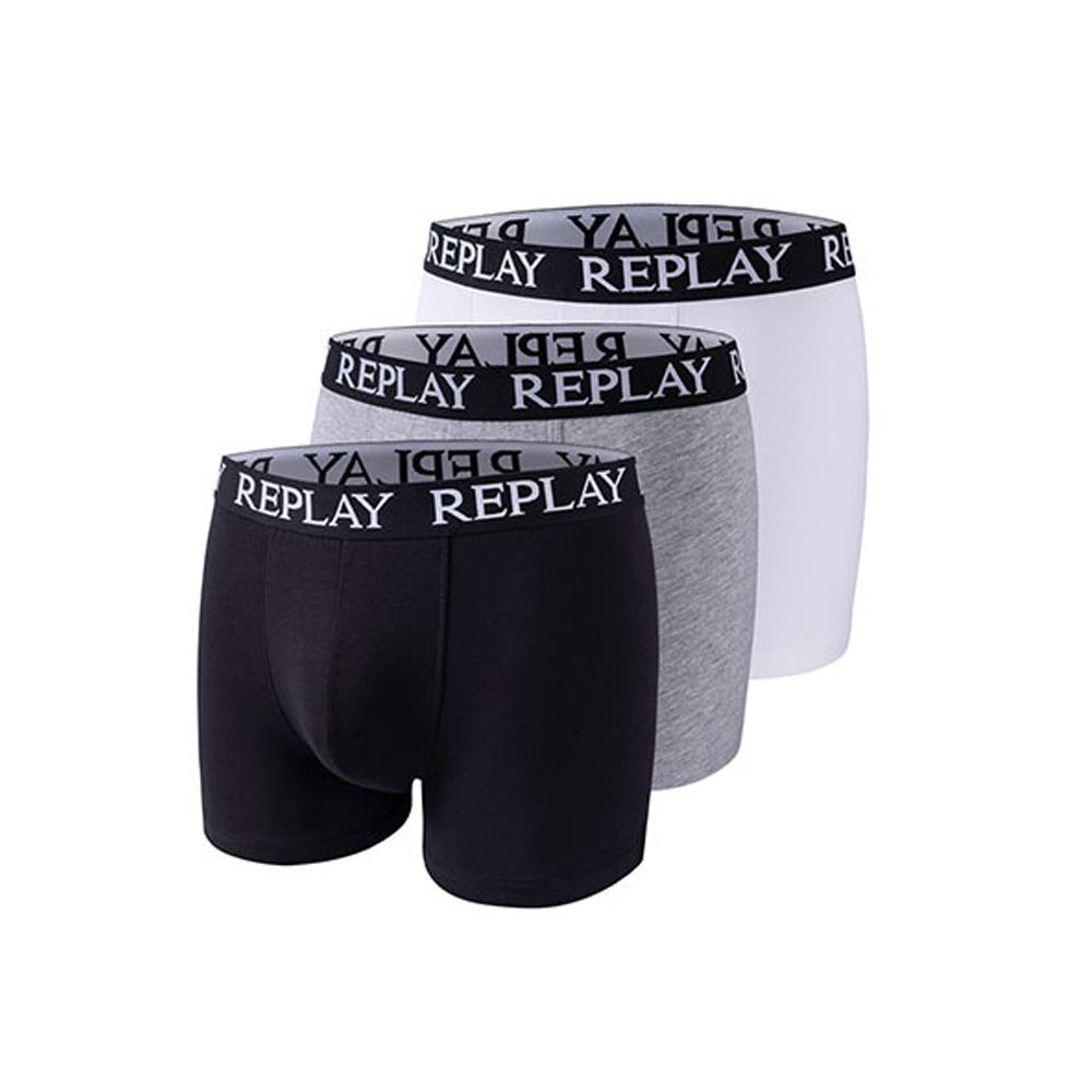 Replay Herren Logo Boxershorts (3er-Pack)