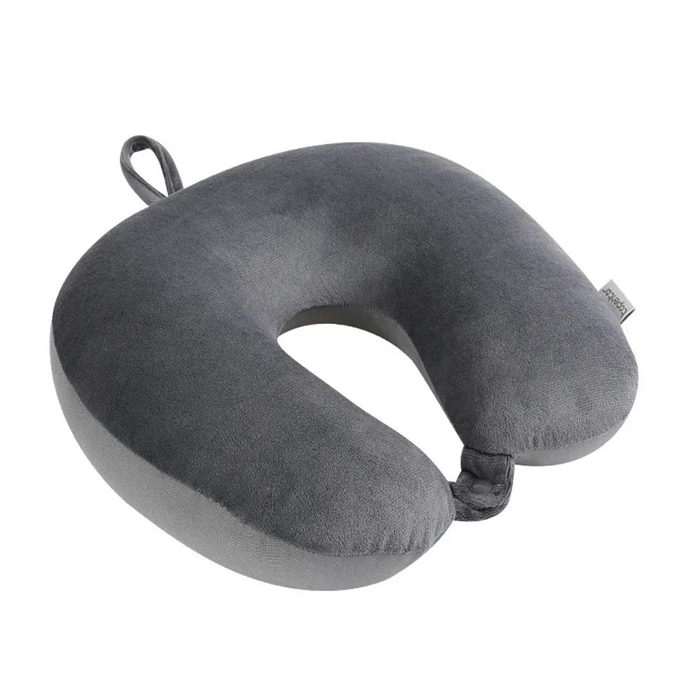 U Shape Pillow Foam Particles Slow Rebound Filler Outdoor Travel Airplane Car Nap Neck Pillow Neck Pillow Home and Garden Pillow