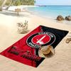 Charlton Athletic Personalized Printed Beach Towel Soccer Logo Support Custom Name Text Absorbent Towel For Sport Travel Special Gift