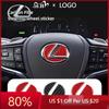 2026 Autocollants Intérieurs Chauds Emblème de Volant de Voiture Autocollants Décoratifs Accessoires Auto Pour LS RZ IS350 ES300 GS350 CT20