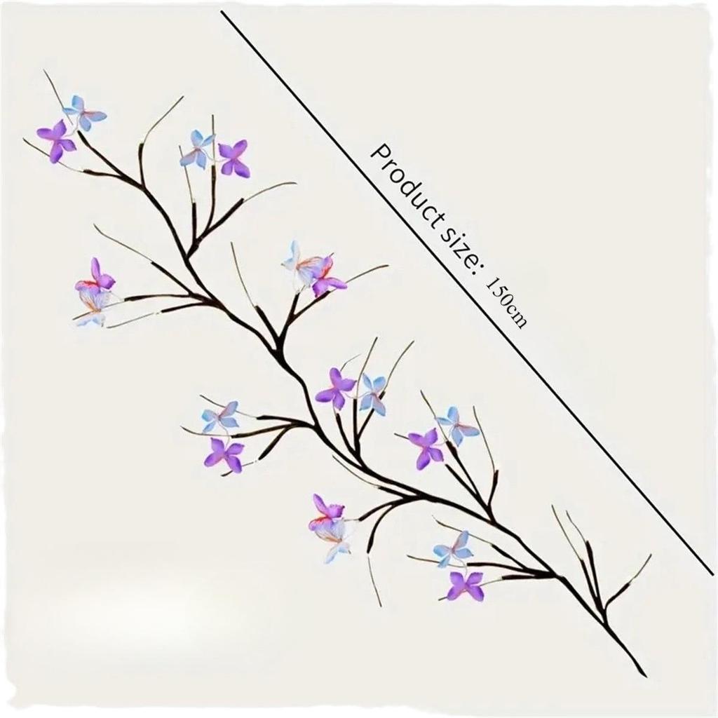 LED Butterfly Branch Wall Lamp - Rattan Vine Light with Magical Willow Effect