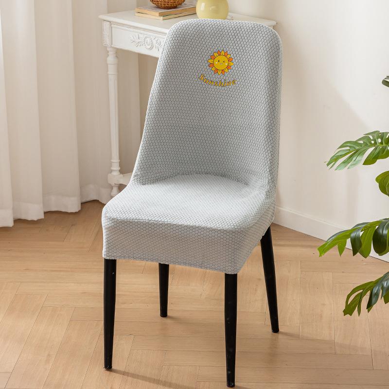 

Чехол для стула Arc Half-uffed, эластичный, устойчивый к грязи, чехол для обеденного стула, предотвращает появление царапин от кошек, легко снимается и стирается, чехол для домашнего стула 40cm