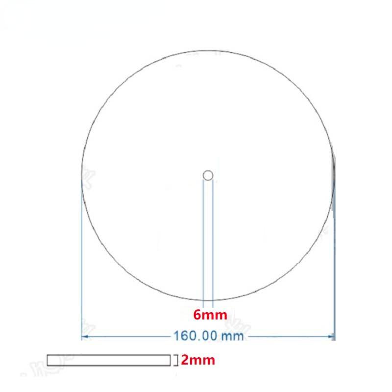 NEW Diameter:160mm Inner D:6mm Thickness:2mm Industrial Measuring Disc Stainless Steel Angle Disc Mechanical Fittings