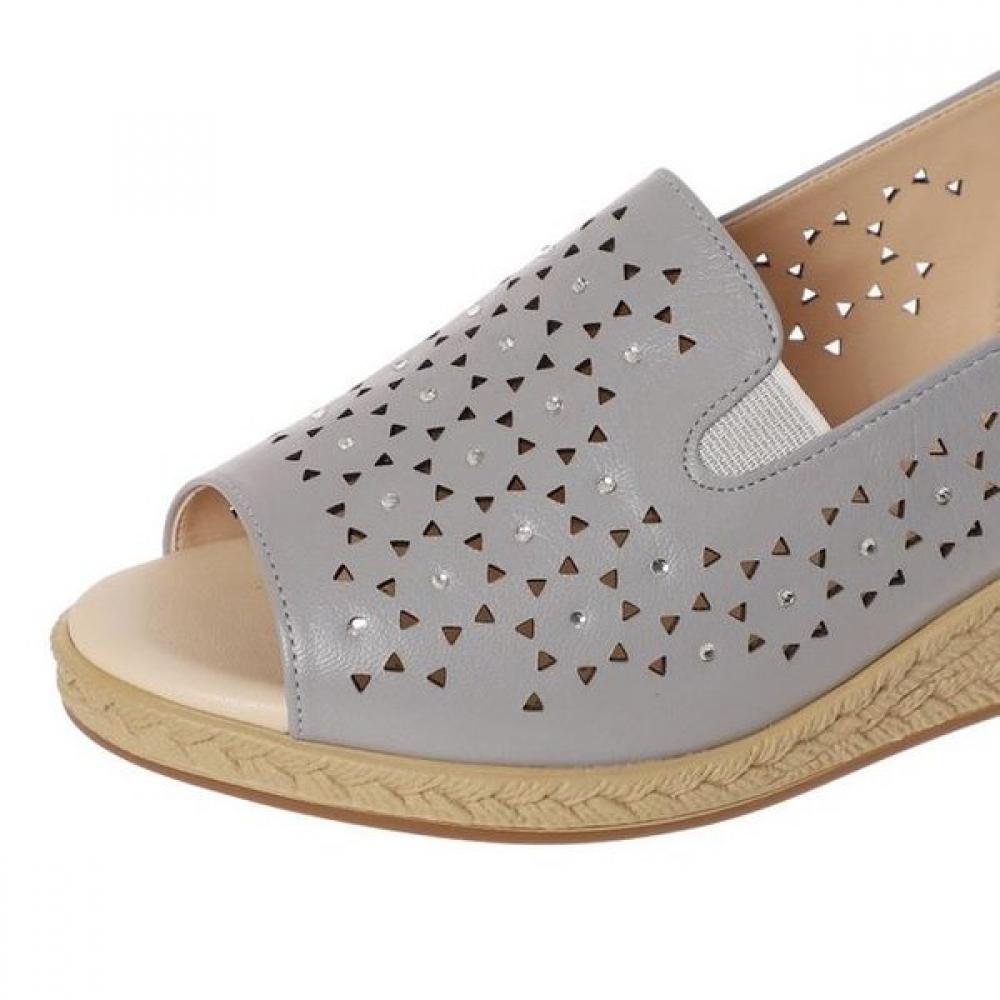 Vainer Women S Comfort Sandal Blue 354c