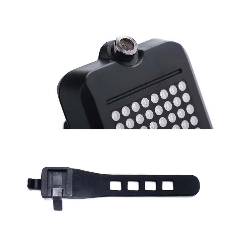 Smart Bike Tail Light USB Rechargeable LED Turn Signal Brake Warning Lamp for MTB Road Cycling Safety