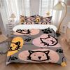 3pcs Cat Faces Bedding Set, Breathable and Soft, Suitable for All Seasons, Ideal for Home Use, Suitable for Bedroom Decor 21159