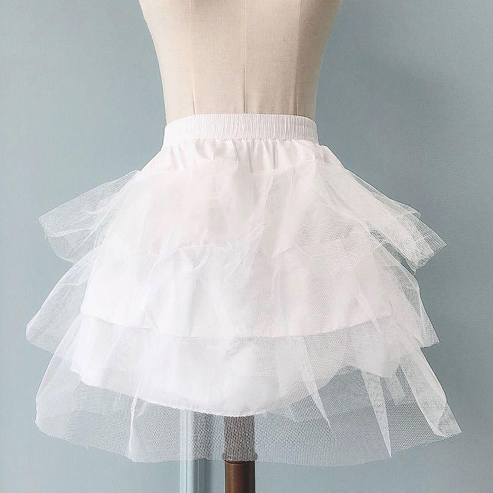 Without Hoop Petticoat Short Crinoline Skirt Fashion Underskirt Crinoline