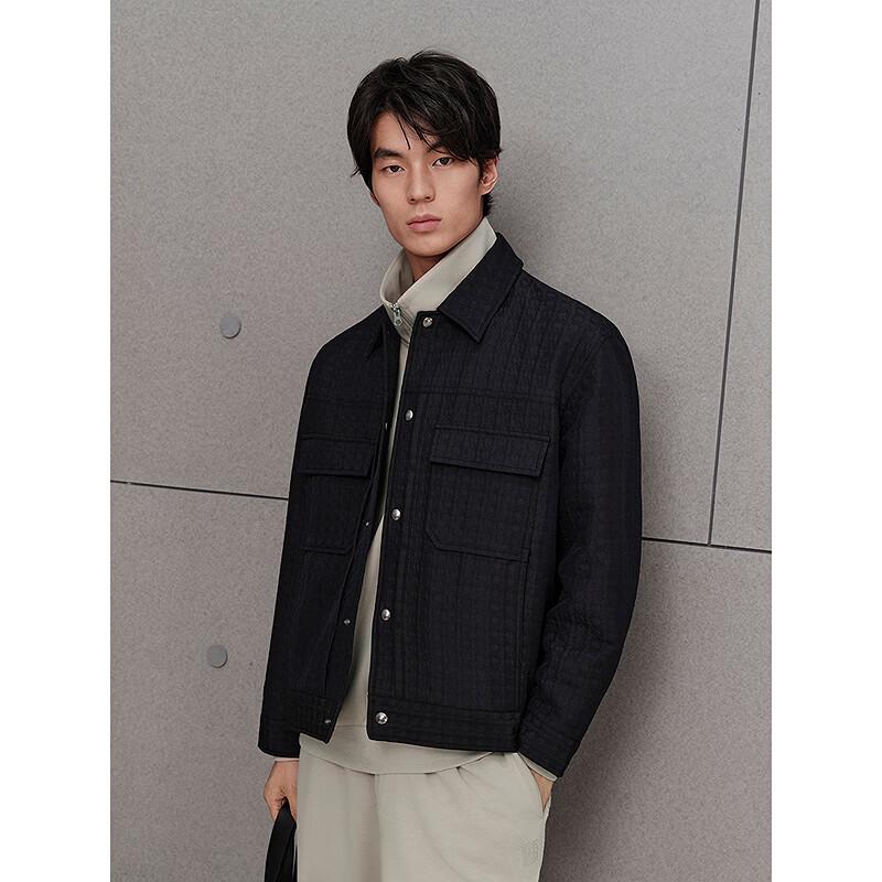 GXG Men's Allover Jacquard Relaxed Fit Jacket