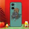 Cute Cartoon Animal Rat For Realme C35 C53 C55 C67 GT Neo 6 GT5 9 10 11 12 Pro Plus C25S C21Y C30 C31 C33 C51 Case