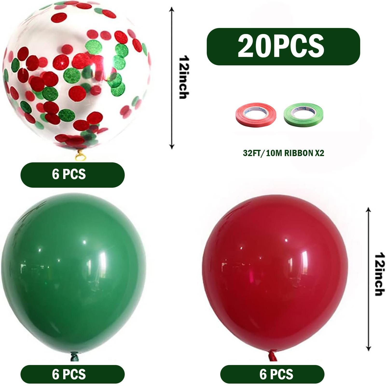 Christmas Balloon Arch & Wreath Set