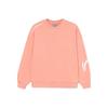 Li Ning Training Series Color Block Logo Print Loose Fit Pullover Long Sleeve Sweatshirt Unisex Sweatshirt Orange Pink AWDRD38-8