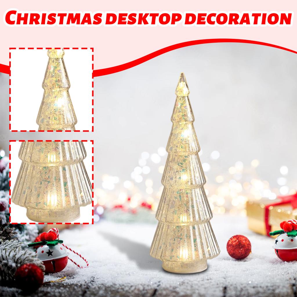 Luminous Christmas Tree Desktop Ornament Christmas Scene Atmosphere Decoration Nightlight Gift