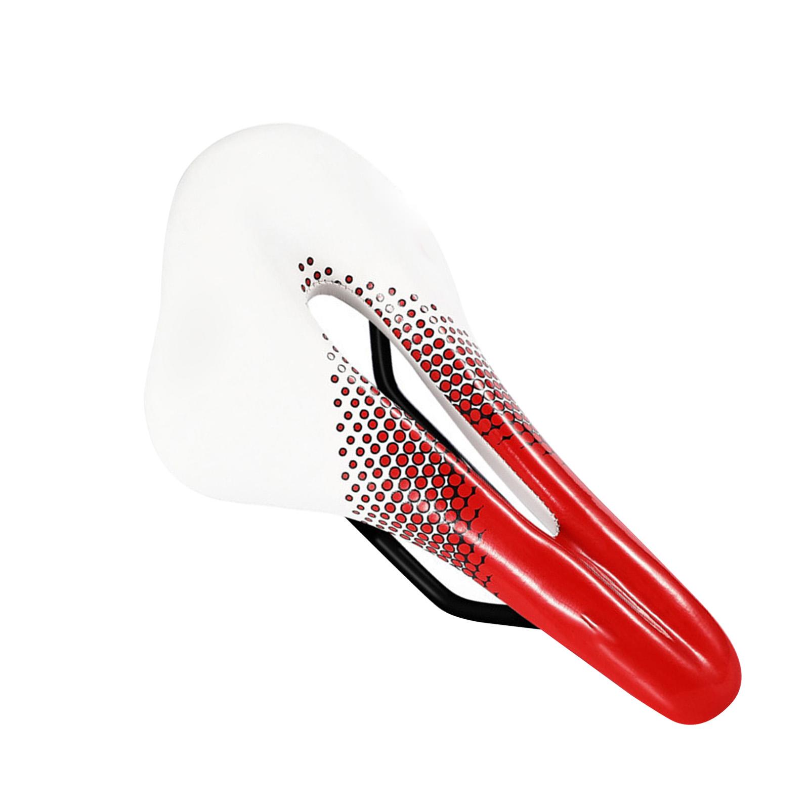 

Подушка для сиденья велосипеда Амортизирующая Дышащая Удобная ПУ Высокая Эластичность Велосипедное Седло Замена Белый Красный Универсальный Размер