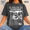 Miley Cyrus Flowers T-Shirt – Vintage Design Graphic TeeRZ