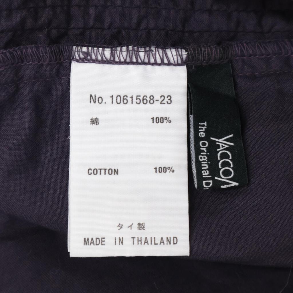 YACCOMARICARD 1061568-23 Cotton Pintuck Switch dress N purpleUsed