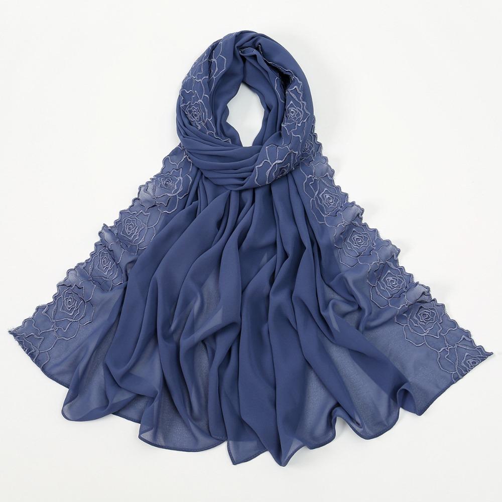 Elegant Headscarf Chiffon Hijab Scarf Versatile Women Turban  for Women