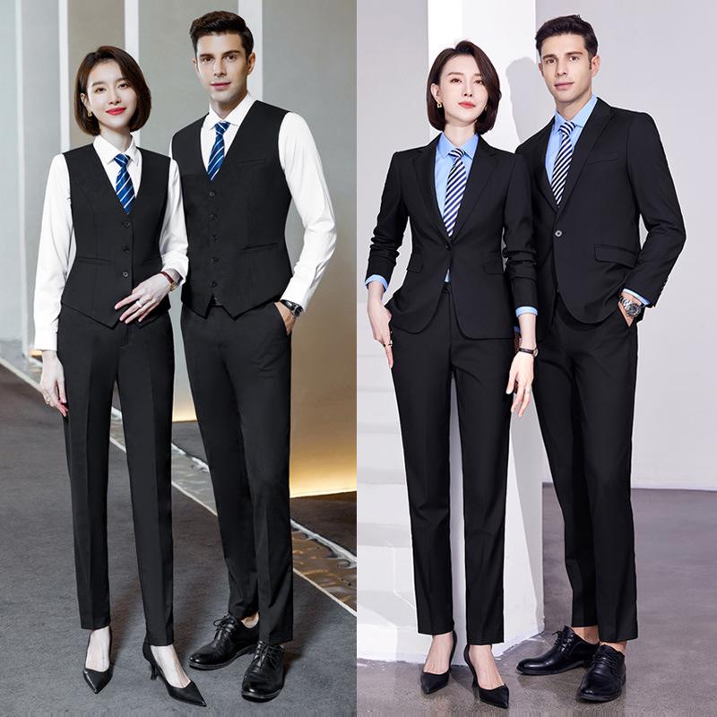 

Women s Black Blazer Suit Set - Professional Business Attire for Interviews and Office Wear 6XL