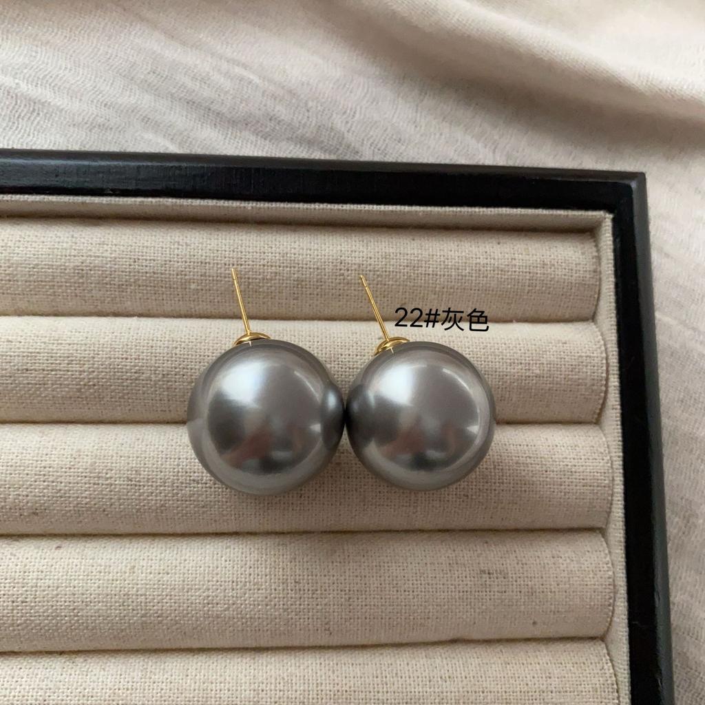 Simple And Sweet Atmosphere Pearl Multi-Color Stud Earrings, Advanced Not Monotonous And Versatile, Simple And Generous Light Luxury Earrings