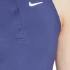 Nike Solid Color Comfortable Breathable Versatile Polo Neck Sleeveless Dress Women Dresses Blue Purple CV4838-510