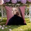 Singer Z-Zara L-Larsson Cushion Cover Home & Car Dual-Scene Pillow Cover: Reversible for Premium Comfort