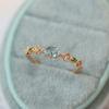 Open Ring Fashionforward With Captivating Blue Topaz Gemstone For Women Stylish Everyday Accessory