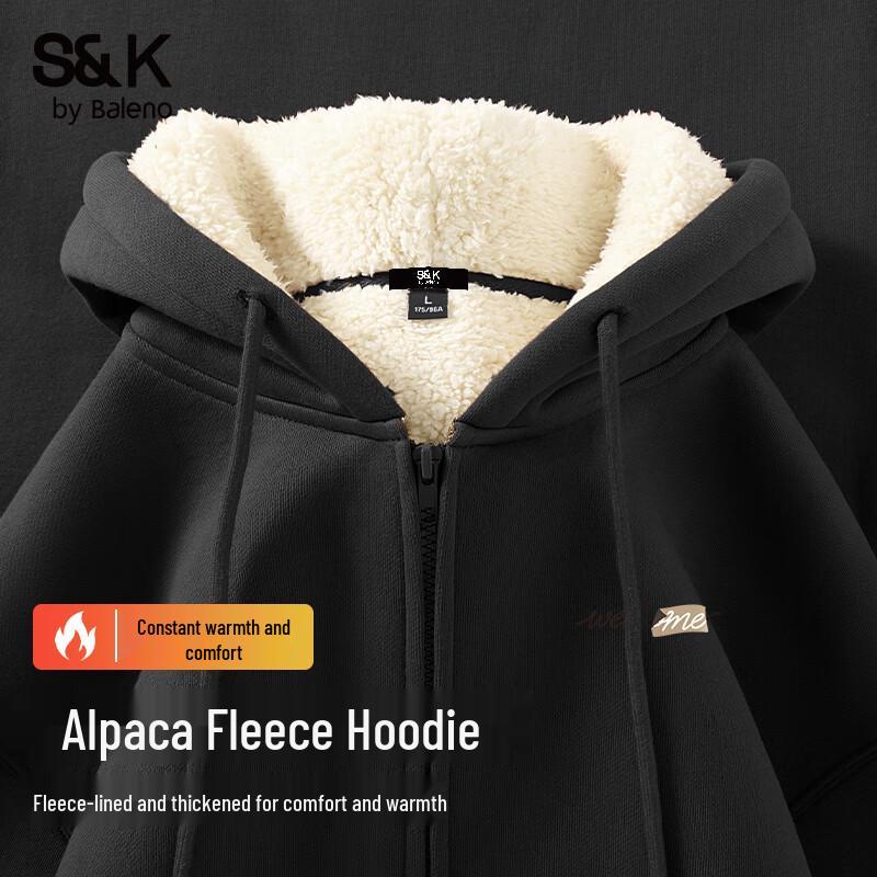 Baleno Men s S&K Series Fleece-Lined Full-Zip Hoodie M