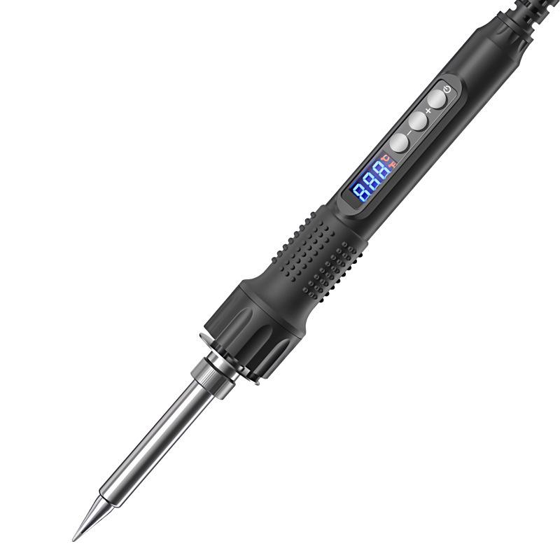 Hanbao 200W High-Power Electric Soldering Iron with Adjustable Temperature and Digital Display.