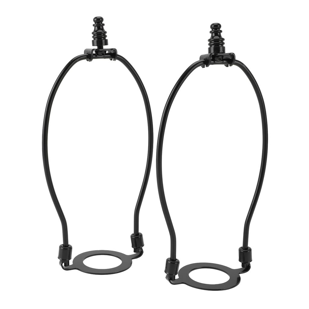 2Pcs   Lamp Shade Harps Holder Kit with E26 Light Base Metal Lampshades Holder for Table and Floor Lamps