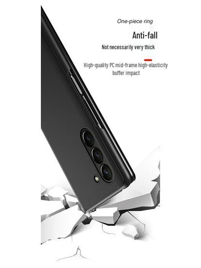 Samsung Z Fold7/6/5 Phone Case: Smart Flip Mirror, Full Coverage, Anti-Fall, Foldable Screen Protection.